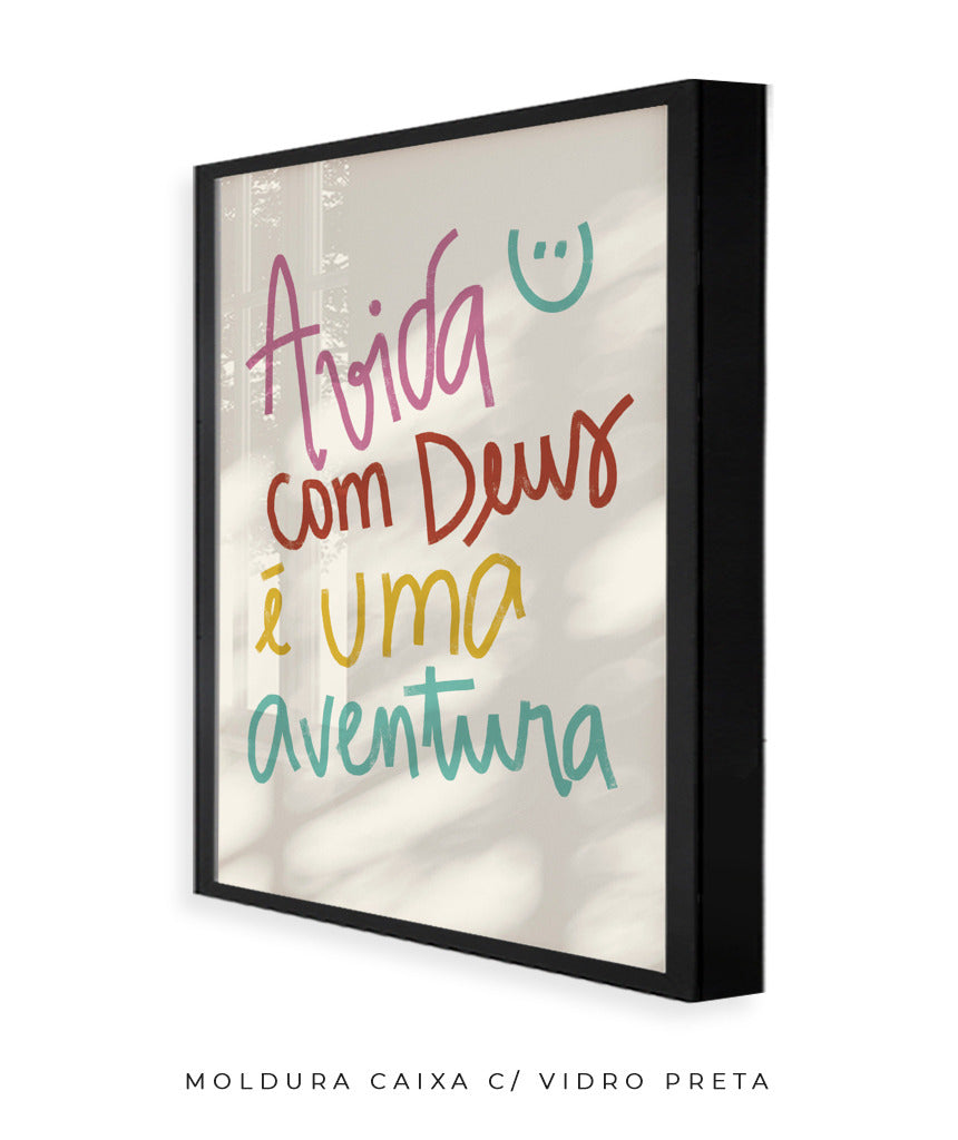 Quadro Vida com Deus