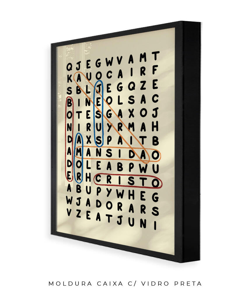 Quadro Caça-Palavras
