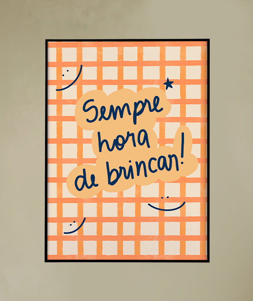 Sempre Hora de Brincar laranja