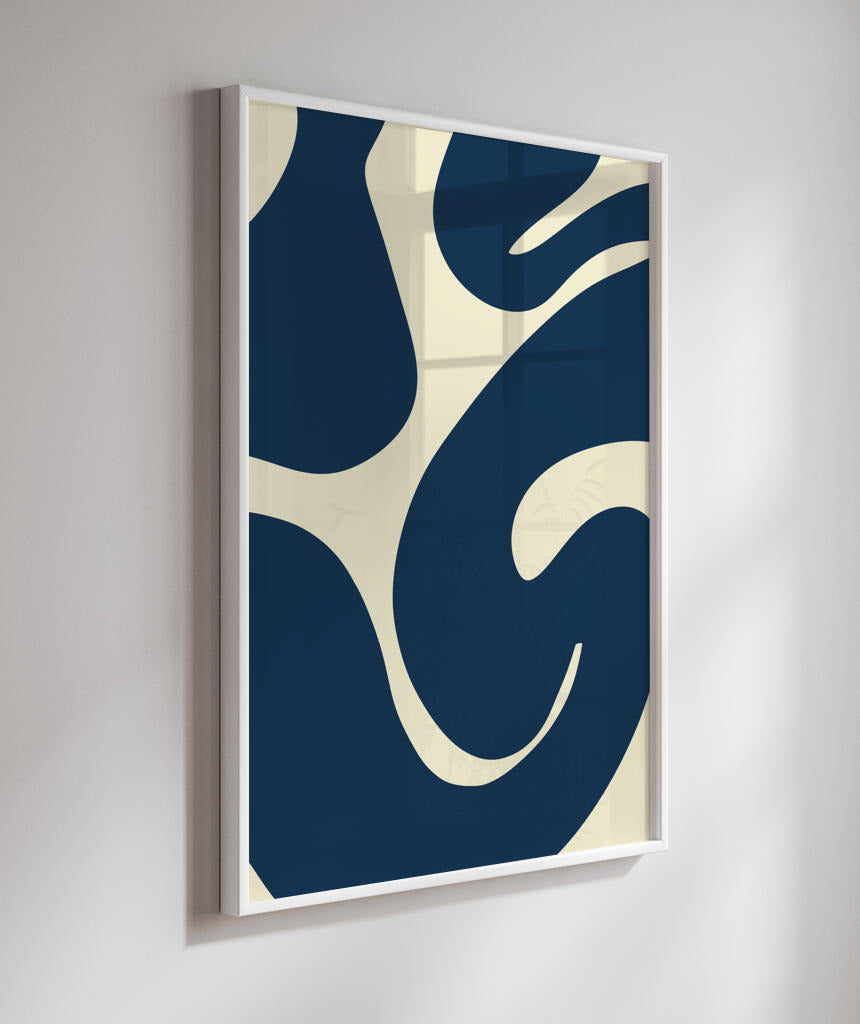 Quadro Curva Azul