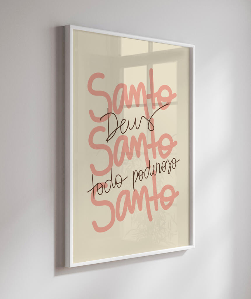 Quadro Santo Santo Santo
