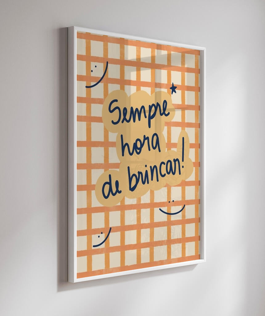 Sempre Hora de Brincar laranja