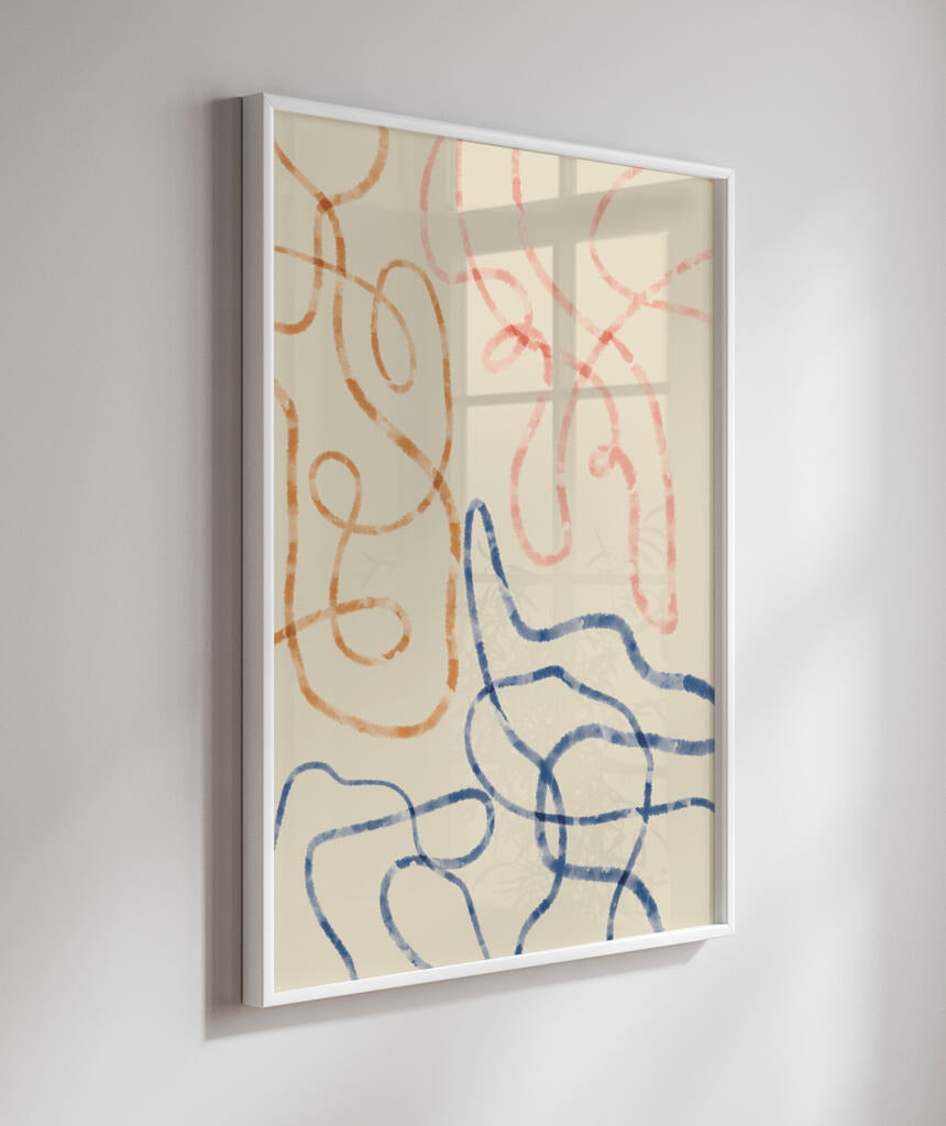 Quadro Linhas e Caminhos