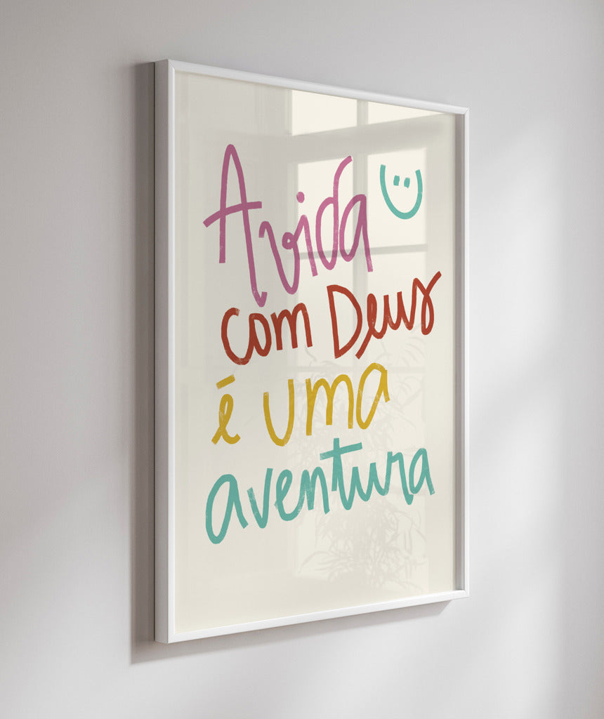 Quadro Vida com Deus
