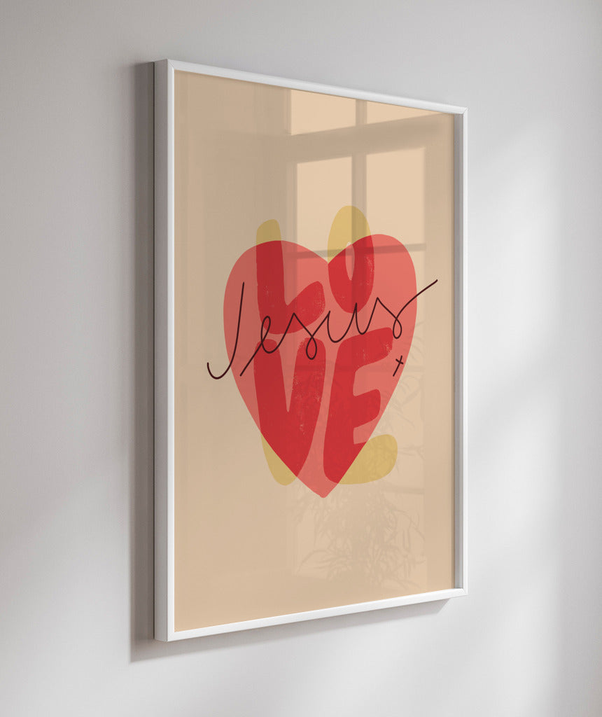 Quadro Love Jesus