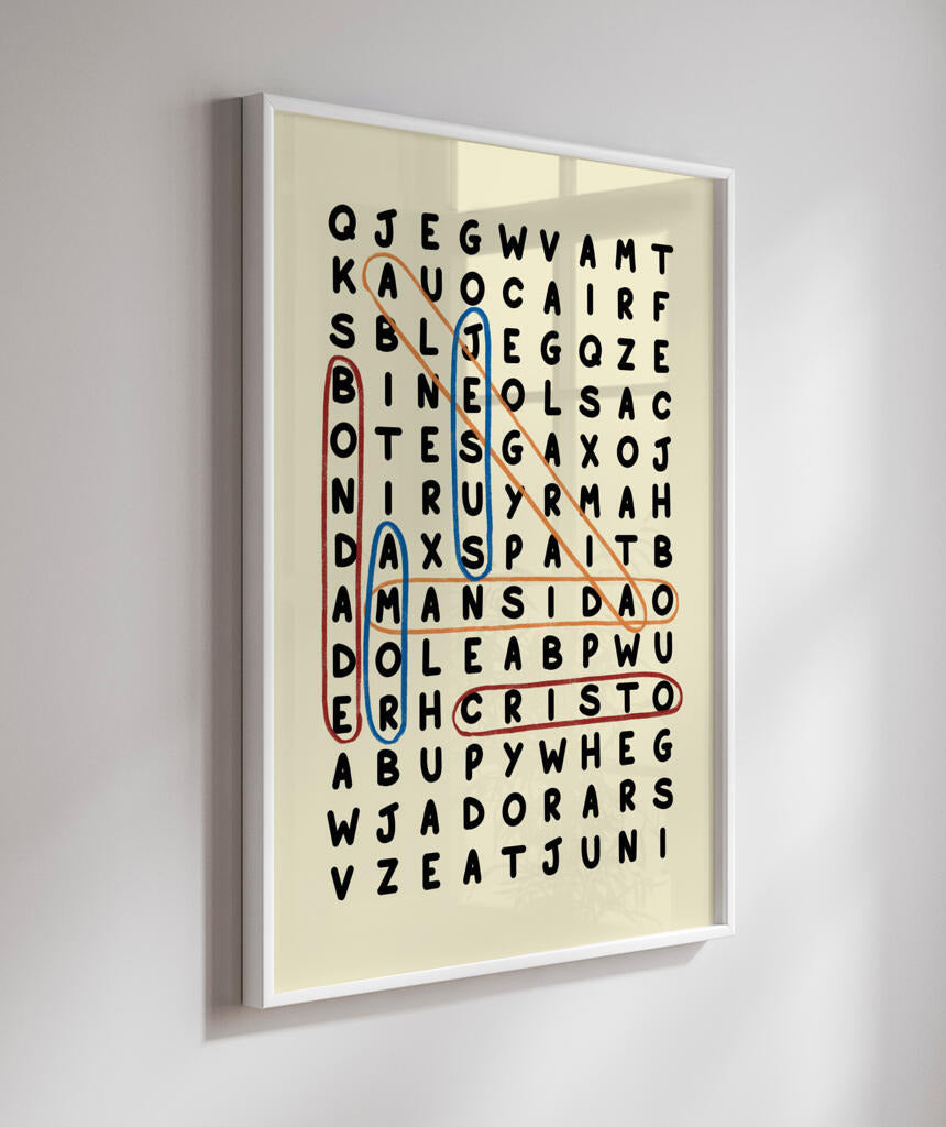 Quadro Caça-Palavras