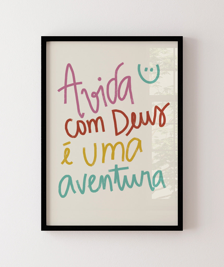 Quadro Vida com Deus