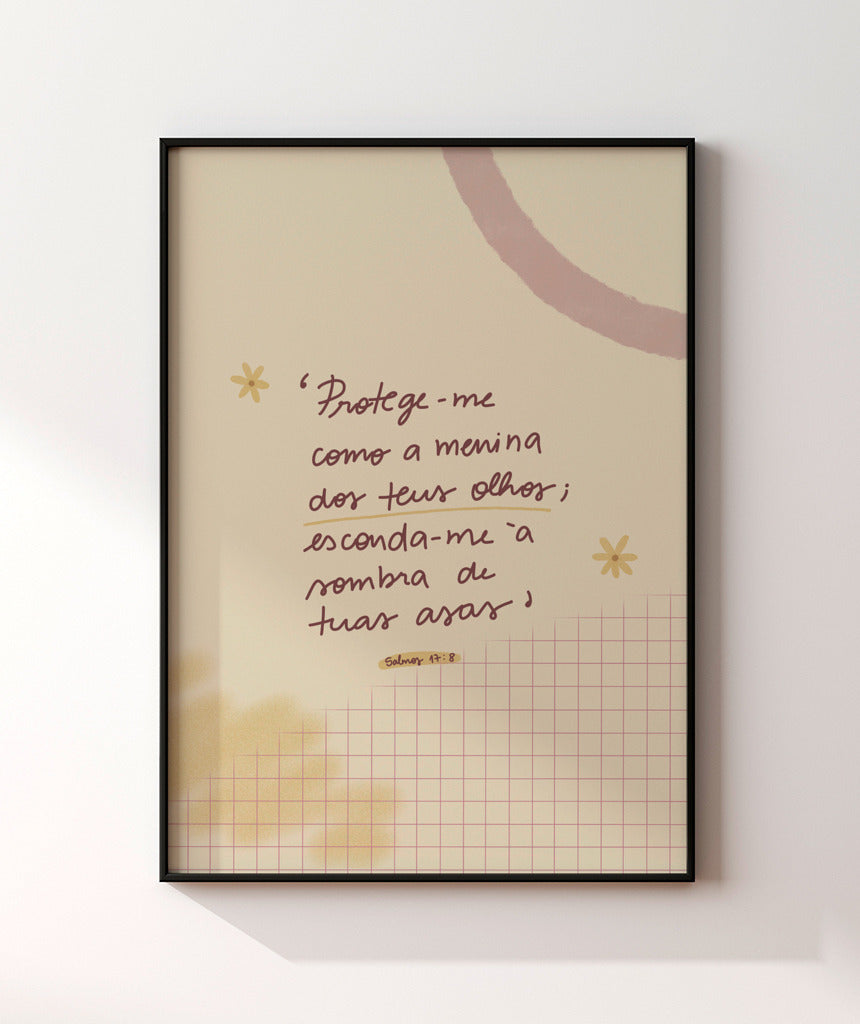 Quadro Salmos 17:8