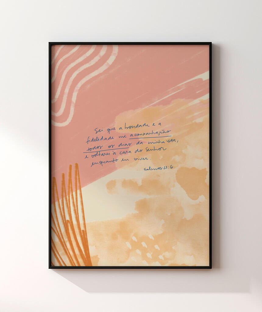 Quadro Salmo 23:6