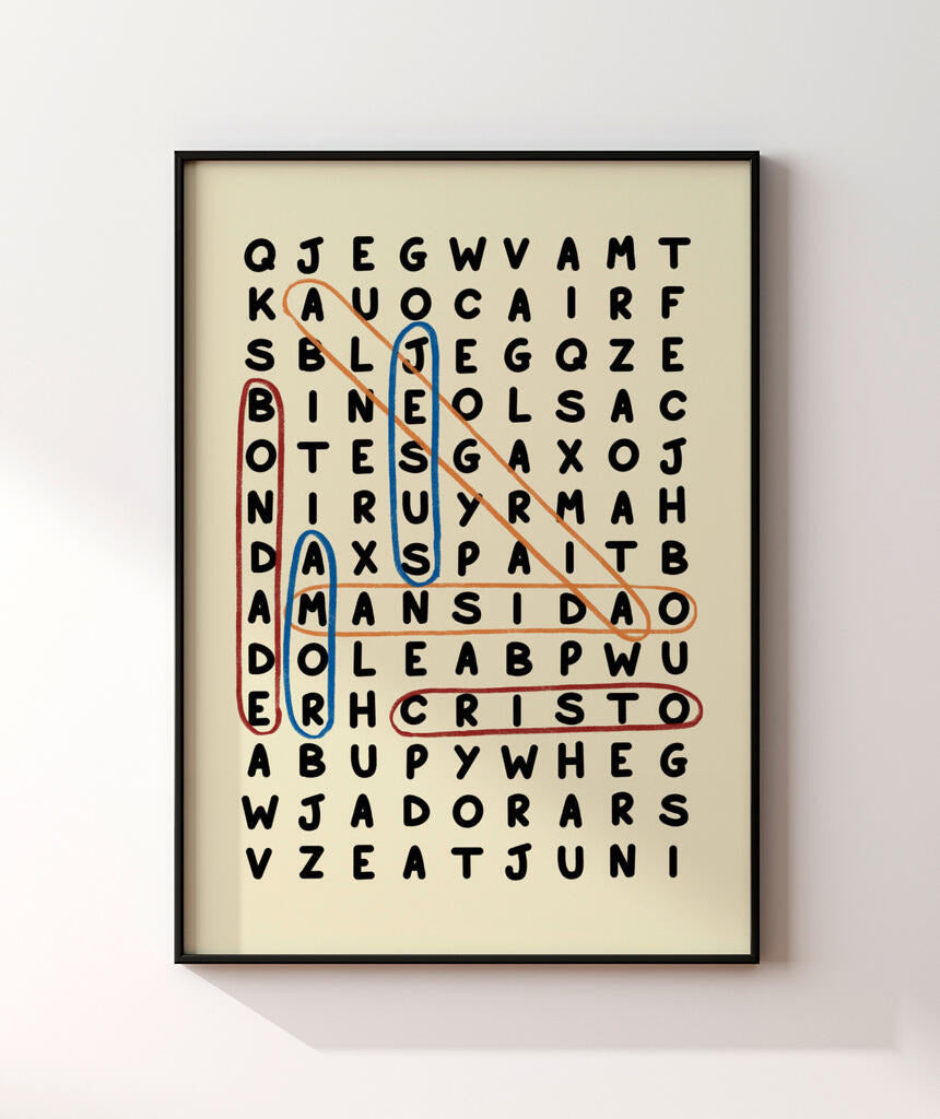Quadro Caça-Palavras