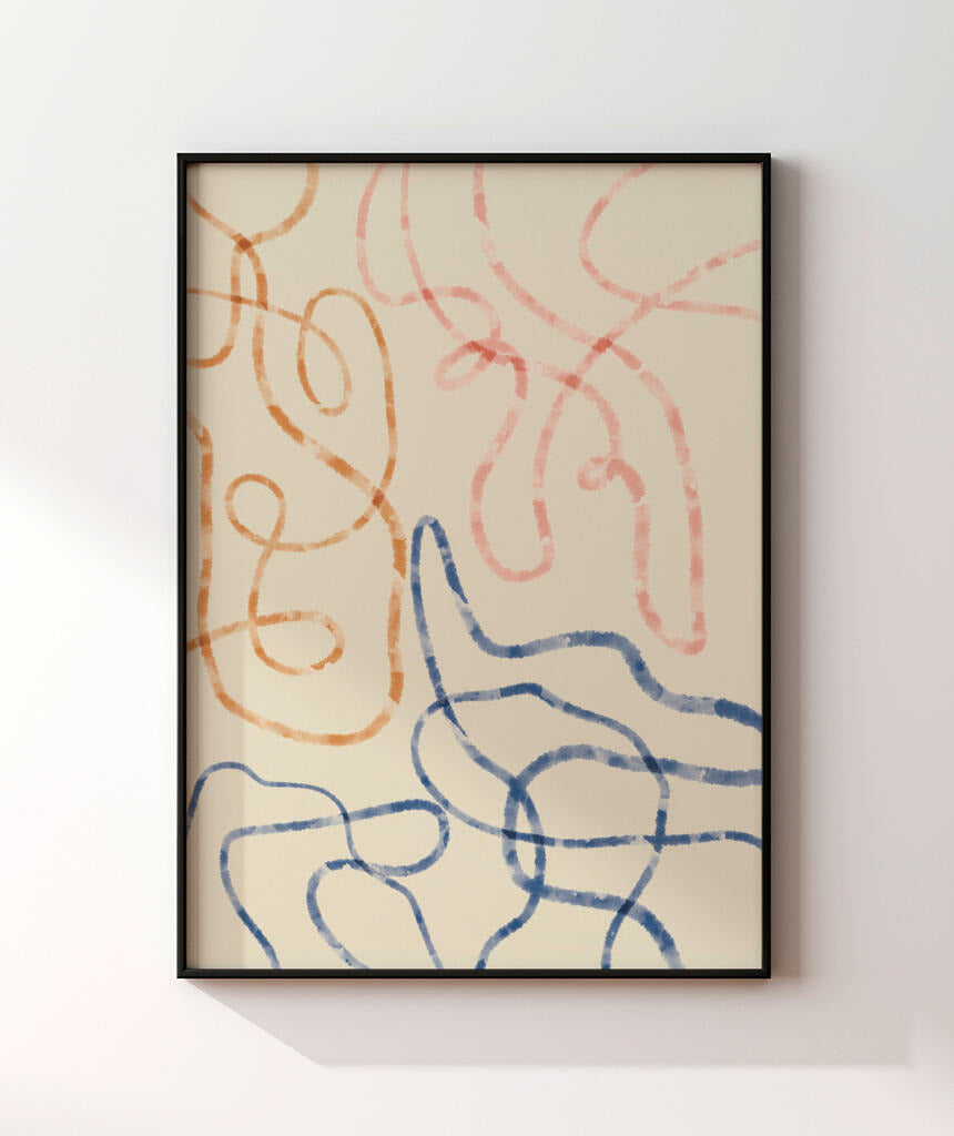 Quadro Linhas e Caminhos