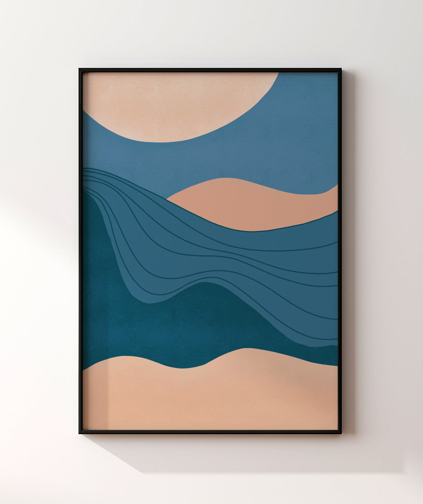 Quadro Linhas e Montes
