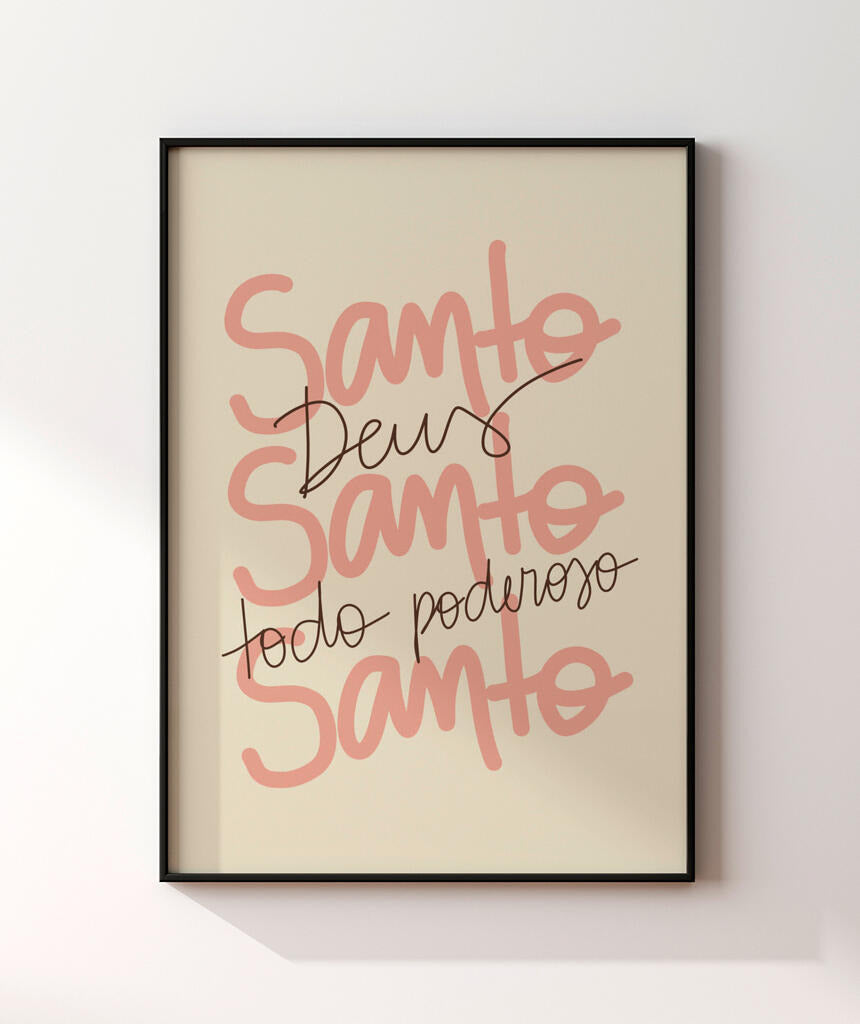 Quadro Santo Santo Santo