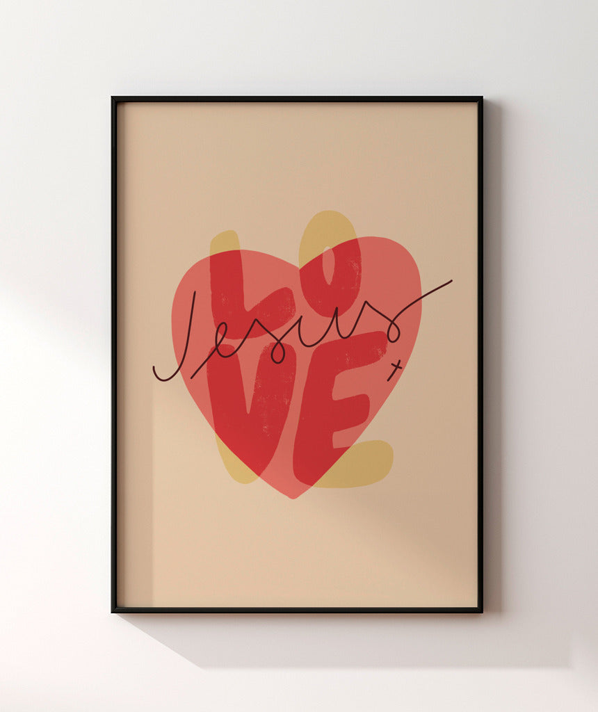 Quadro Love Jesus