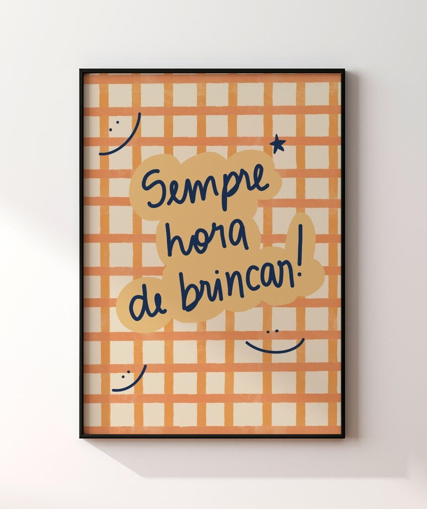 Sempre Hora de Brincar laranja