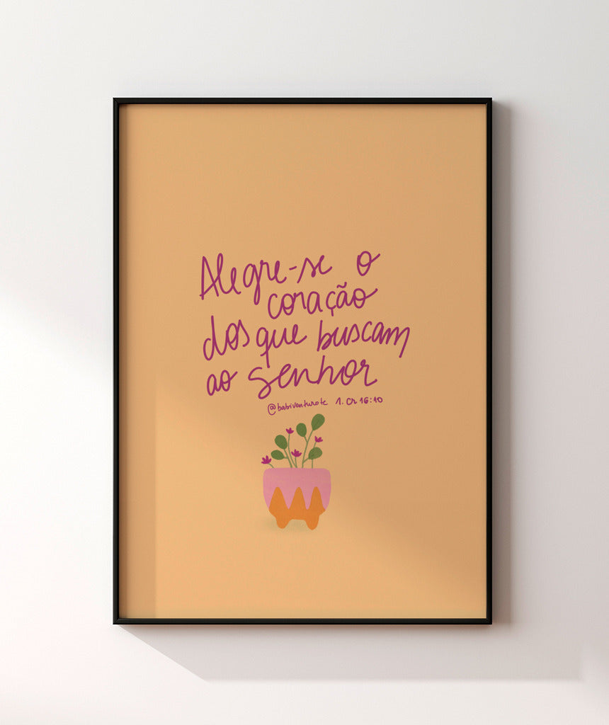 Quadro Alegre-se