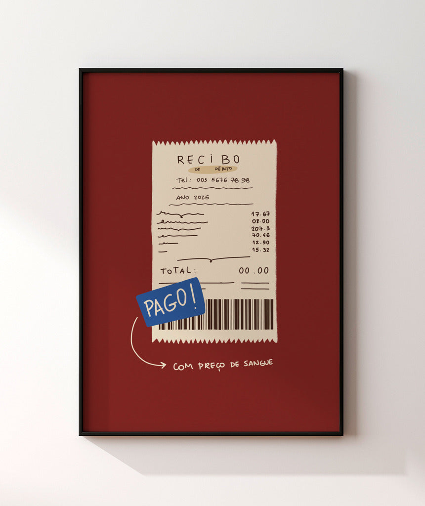 Quadro O Preço foi Pago