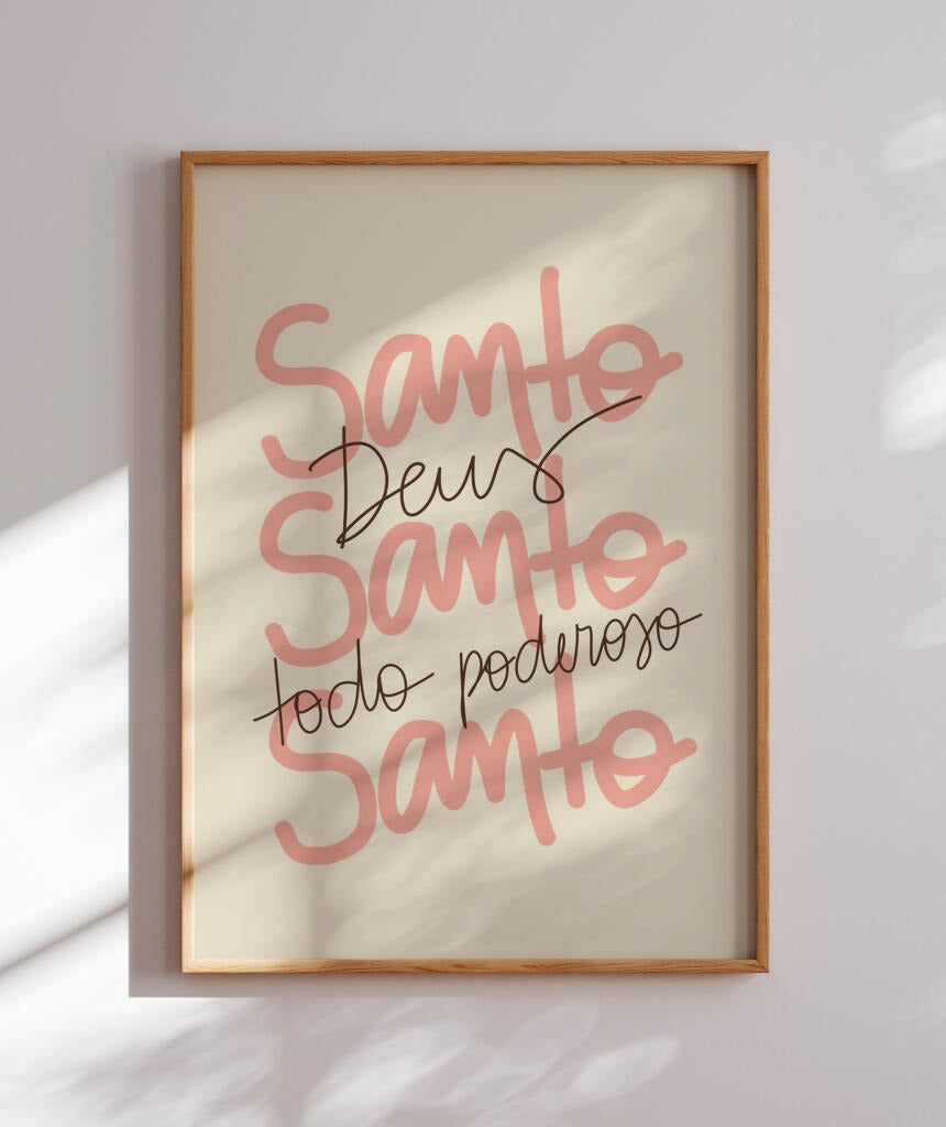 Quadro Santo Santo Santo