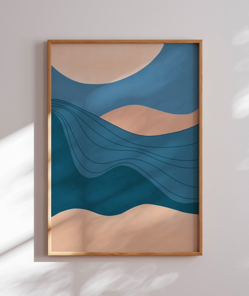 Quadro Linhas e Montes