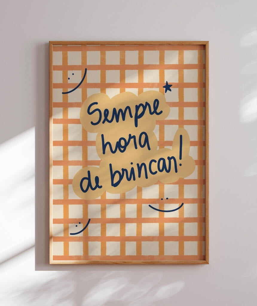 Sempre Hora de Brincar laranja