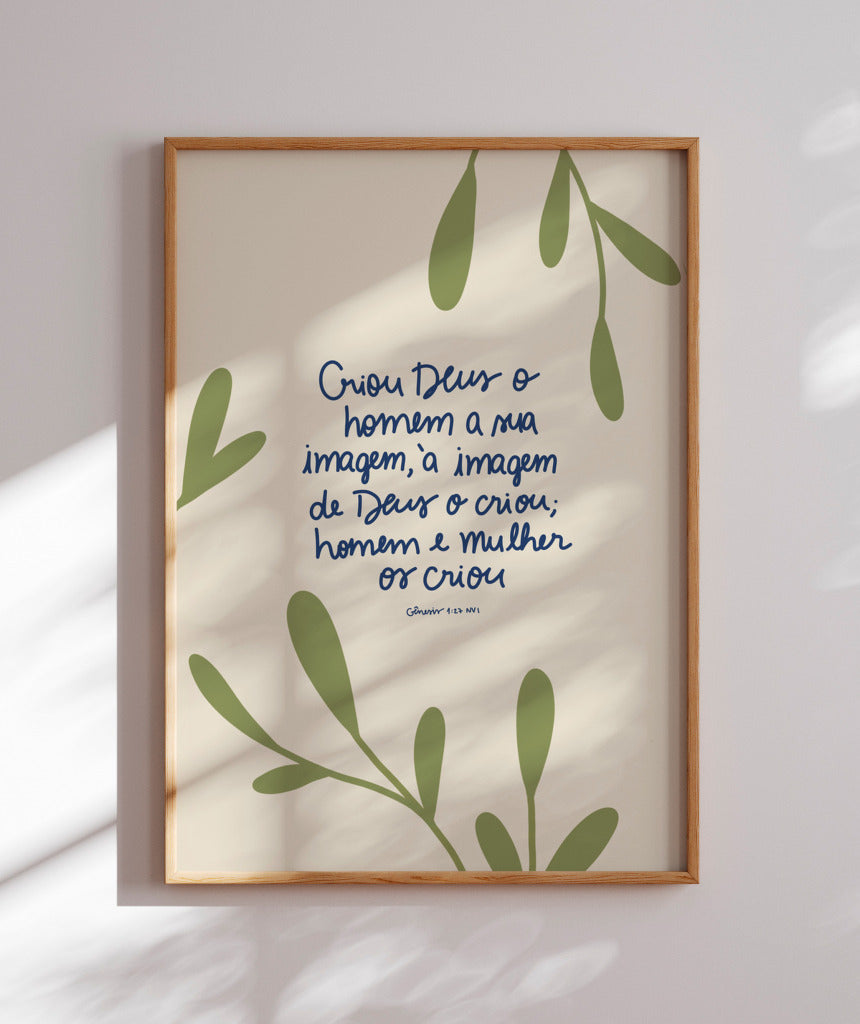 Quadro Gênesis 1:27