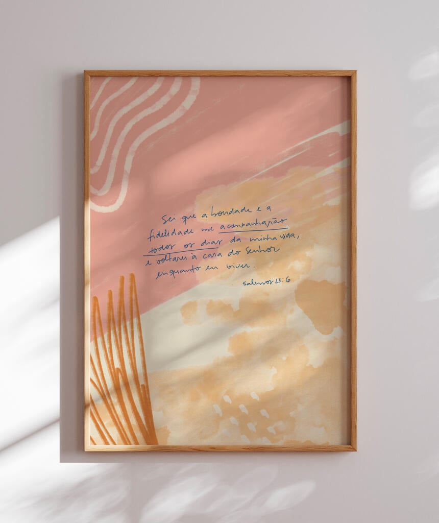 Quadro Salmo 23:6