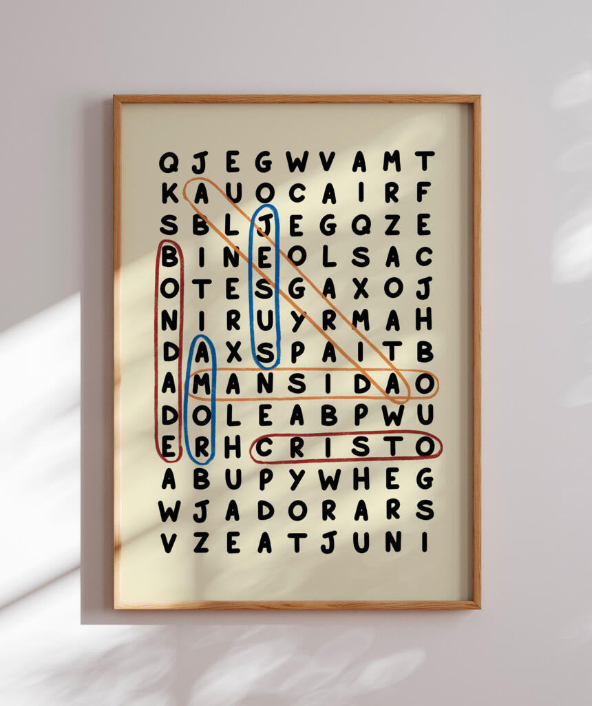 Quadro Caça-Palavras