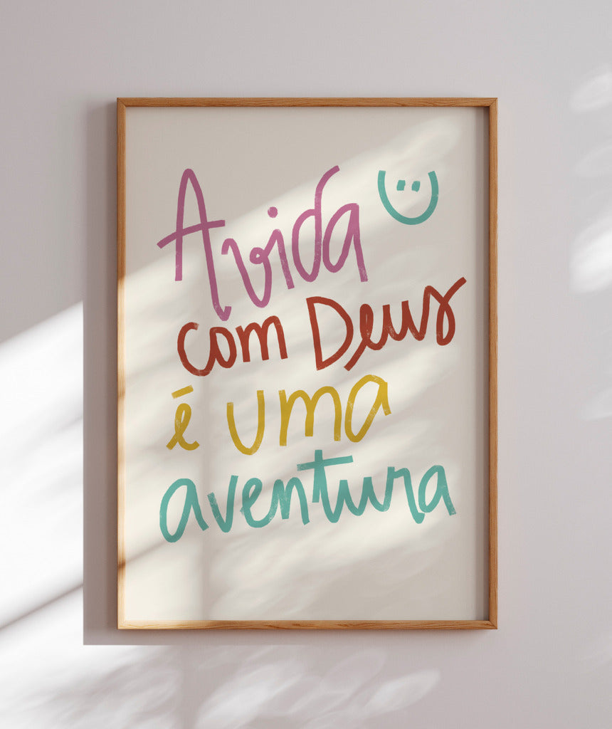 Quadro Vida com Deus