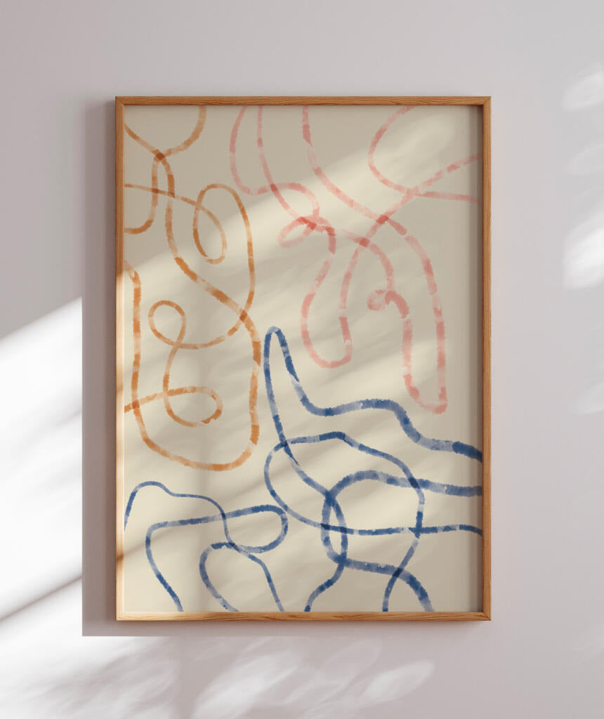 Quadro Linhas e Caminhos