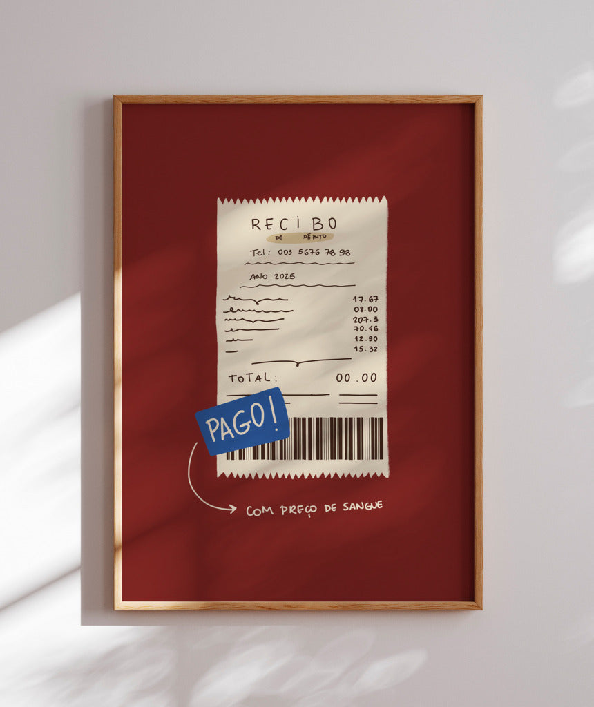 Quadro O Preço foi Pago