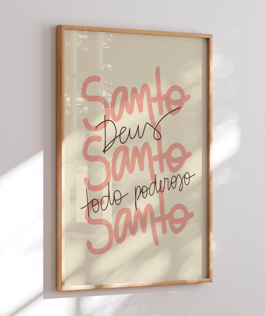 Quadro Santo Santo Santo