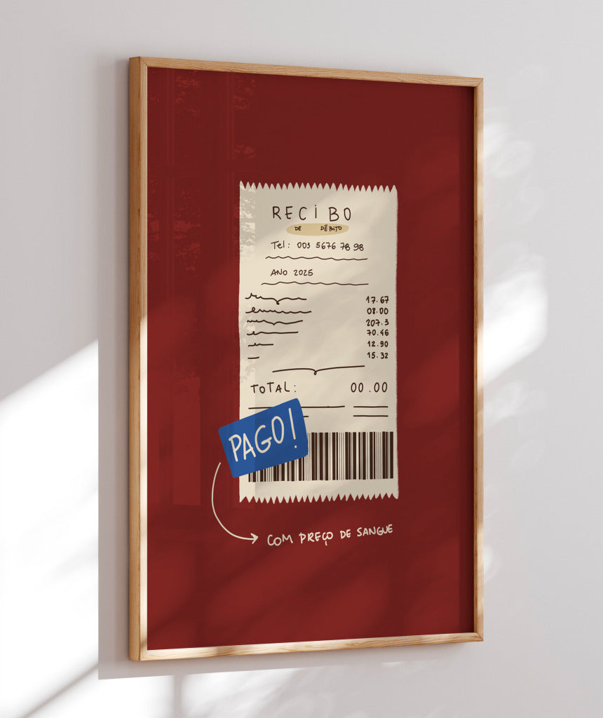 Quadro O Preço foi Pago