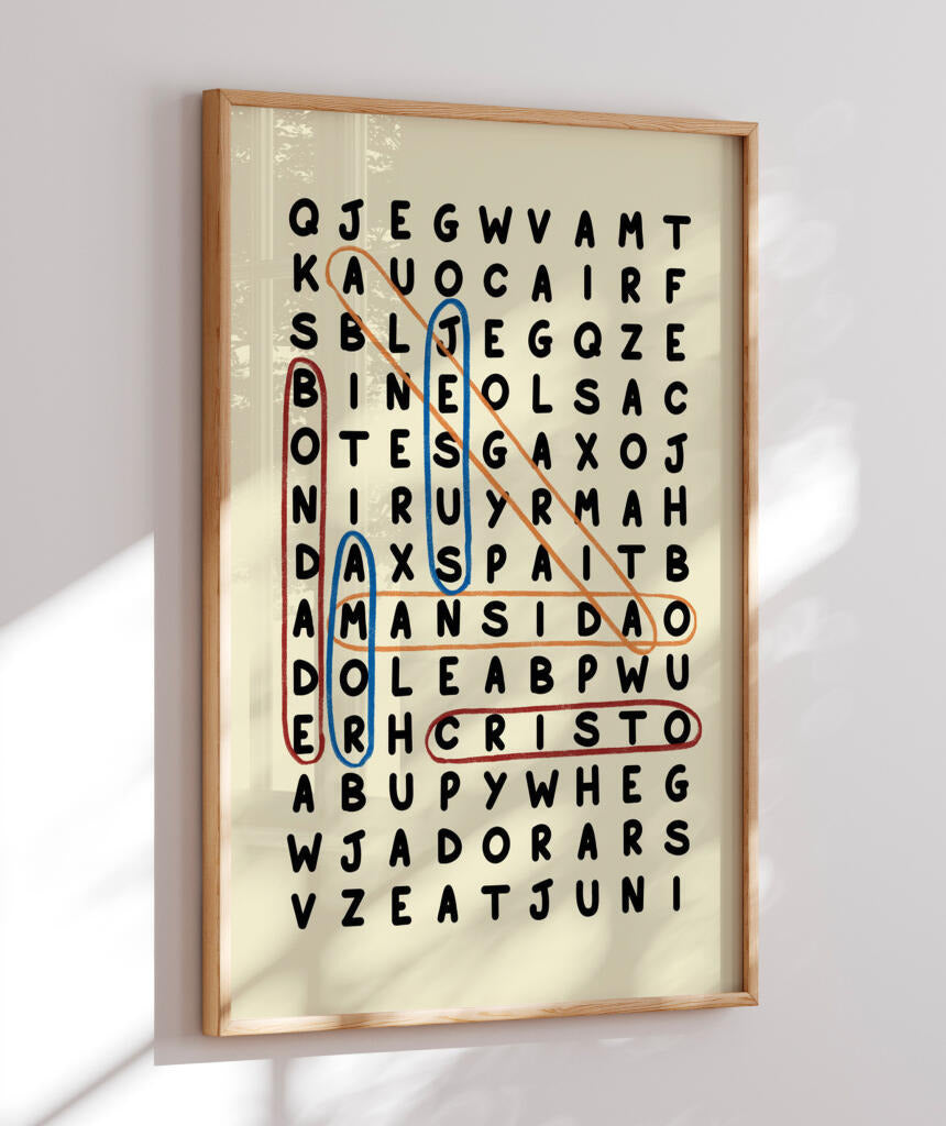 Quadro Caça-Palavras