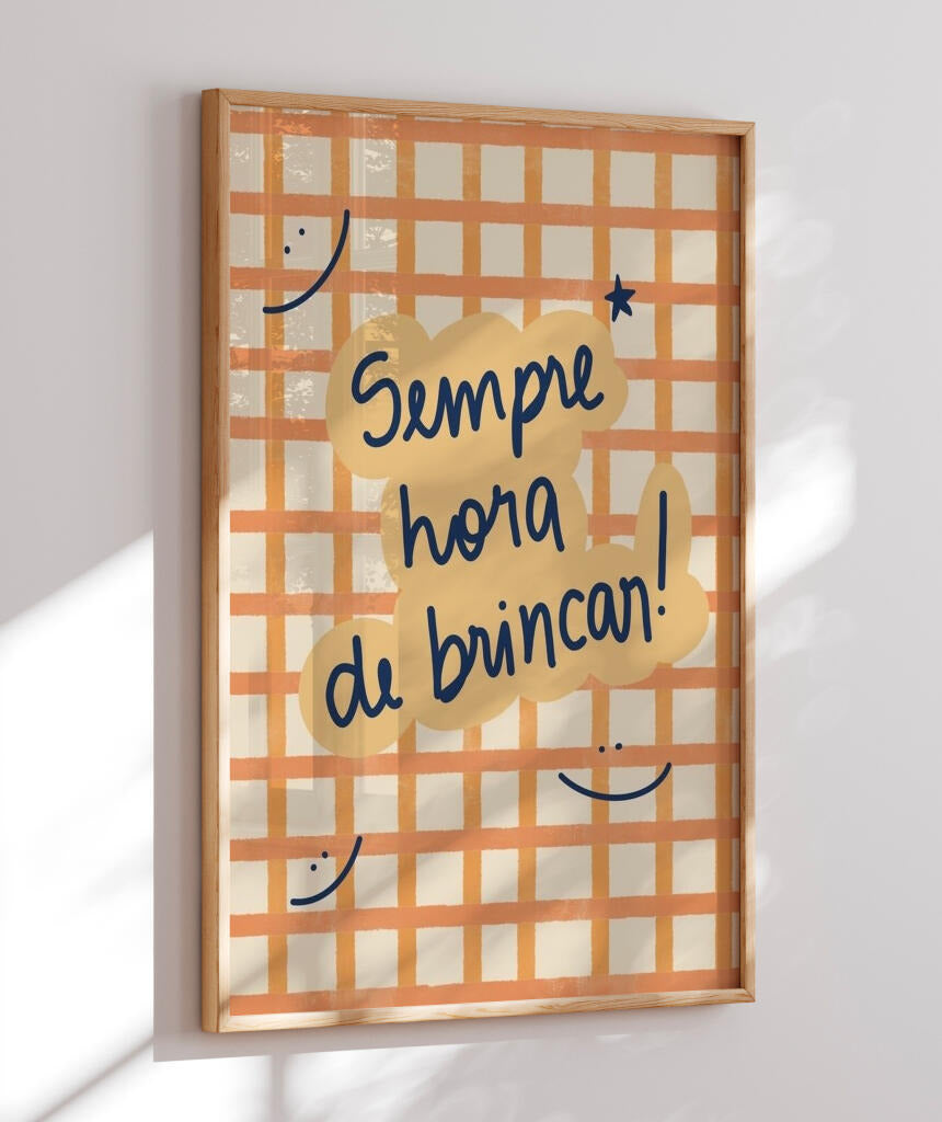 Sempre Hora de Brincar laranja