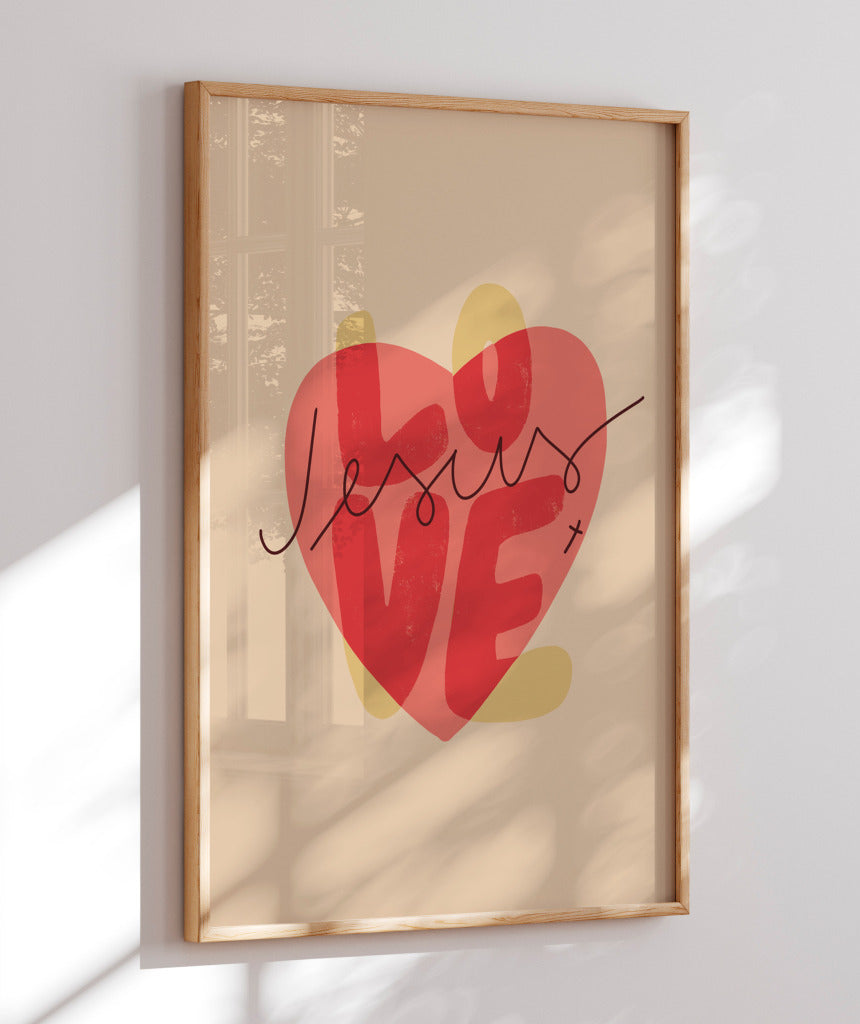 Quadro Love Jesus