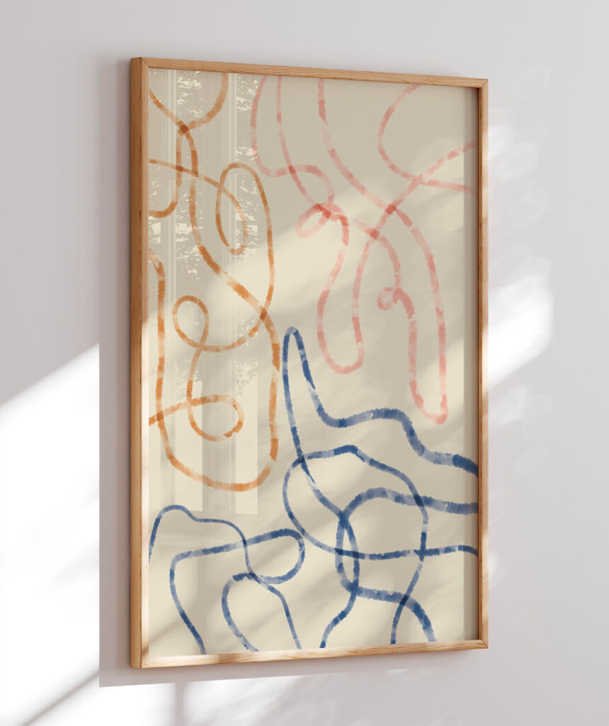 Quadro Linhas e Caminhos