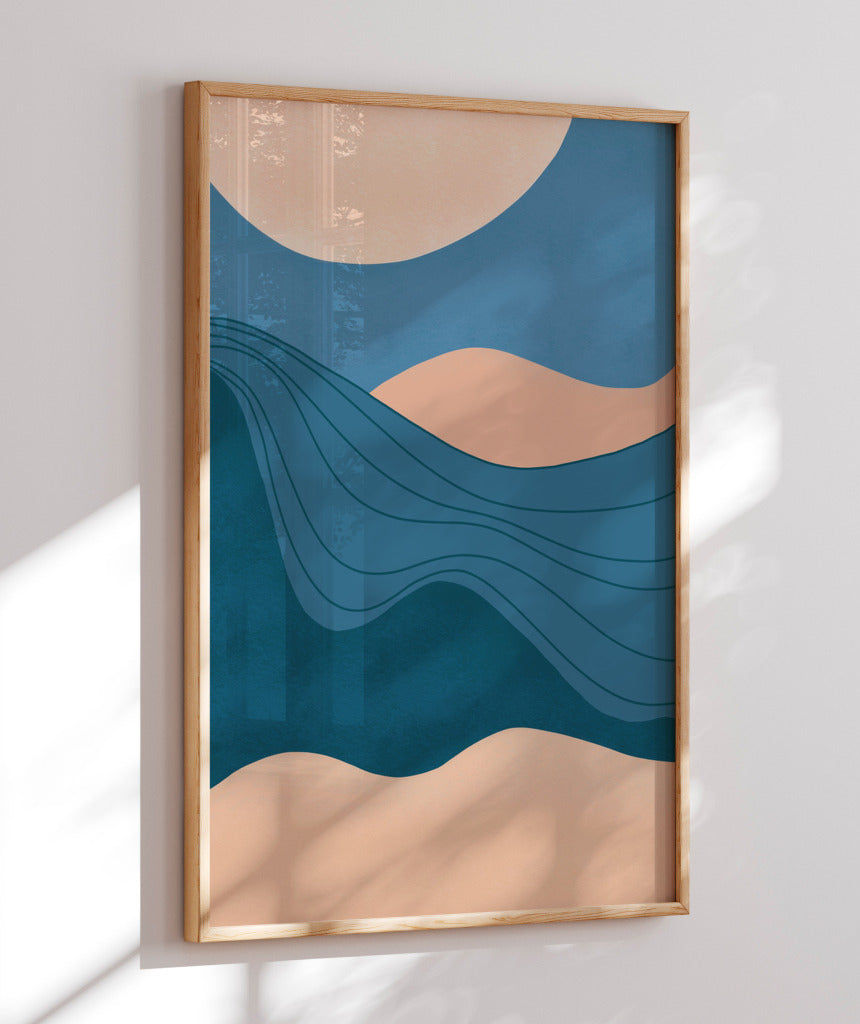 Quadro Linhas e Montes