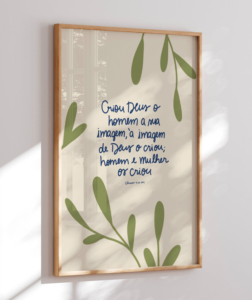 Quadro Gênesis 1:27
