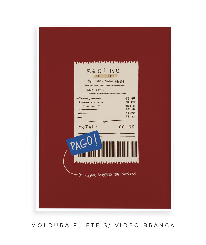 Quadro O Preço foi Pago