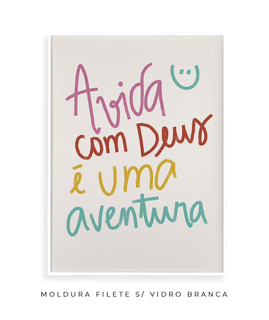 Quadro Vida com Deus