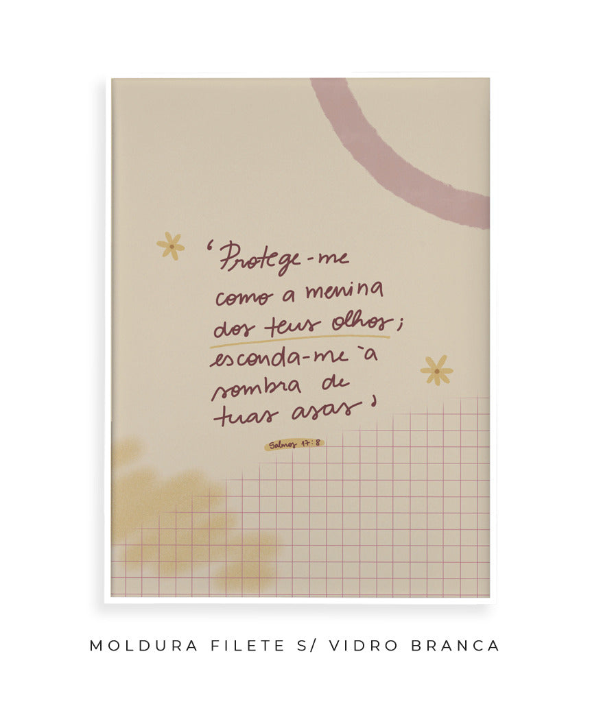 Quadro Salmos 17:8