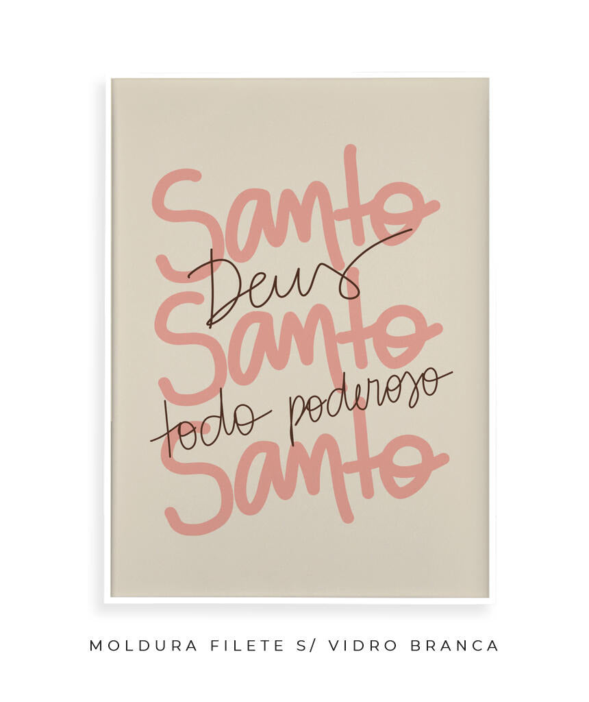 Quadro Santo Santo Santo