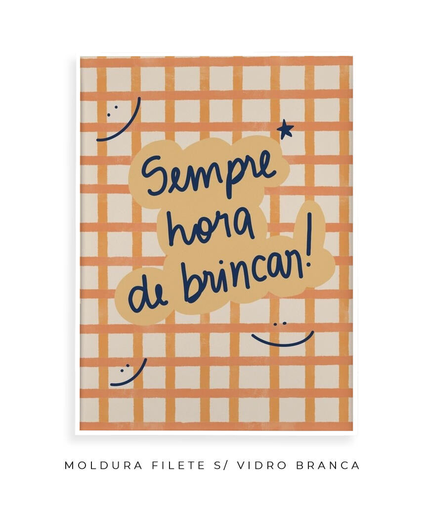 Sempre Hora de Brincar laranja