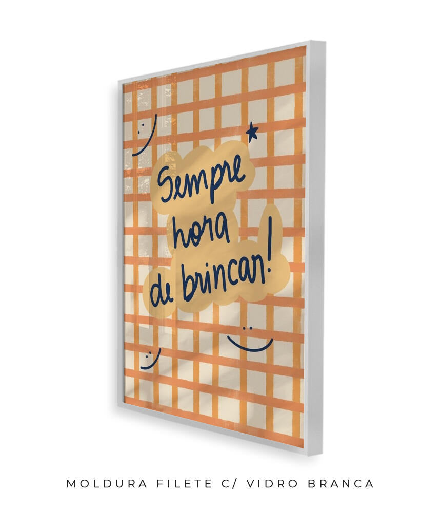 Sempre Hora de Brincar laranja