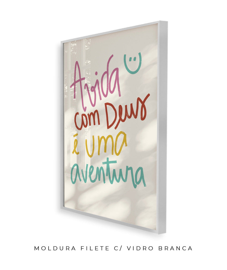 Quadro Vida com Deus