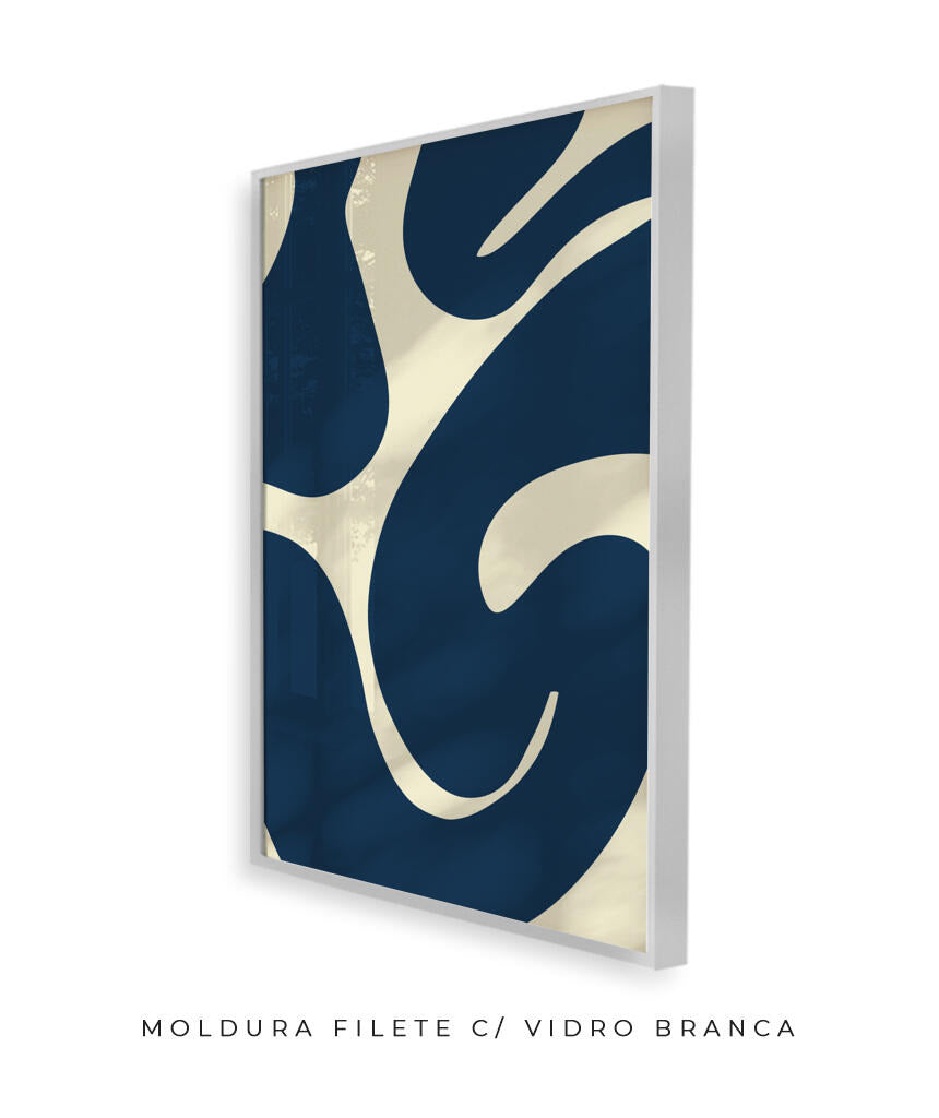 Quadro Curva Azul