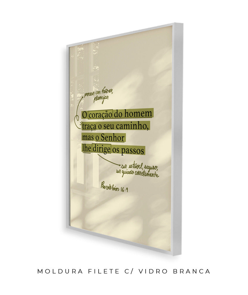 Quadro Provérbios 16:9