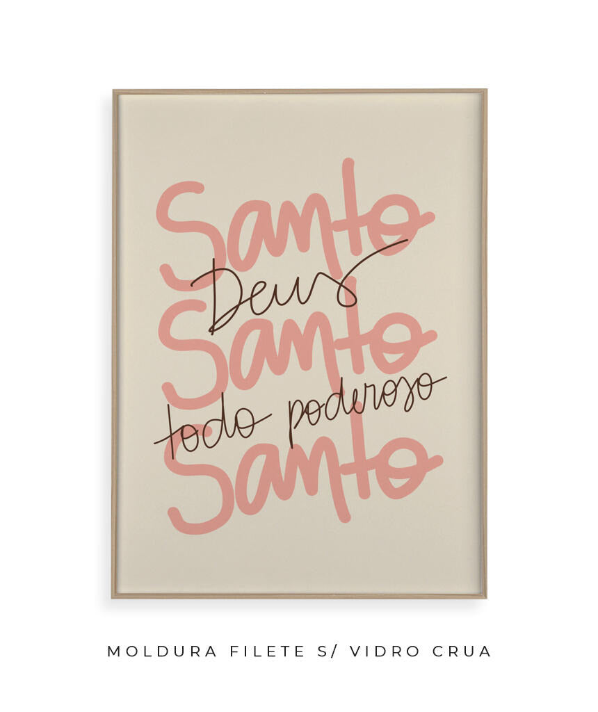 Quadro Santo Santo Santo