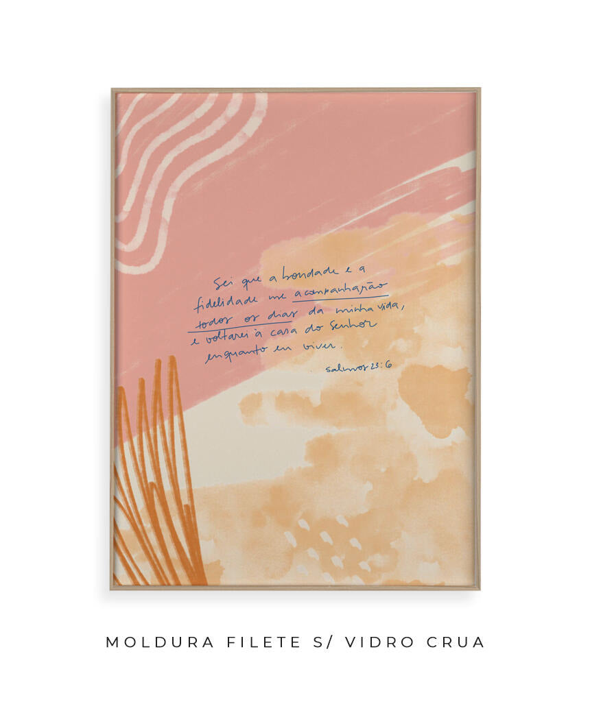 Quadro Salmo 23:6