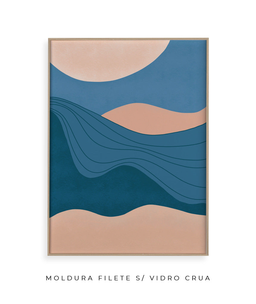 Quadro Linhas e Montes